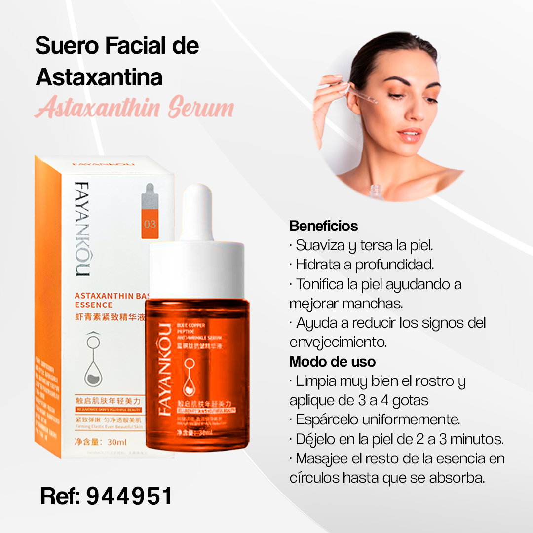 SUERO FACIAL DE ASTAXANTINA
