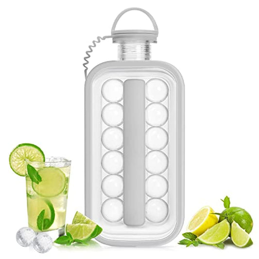 Cubo De Hielo Con Tapa Para Hacer Bolas De Hielo Para Café Y