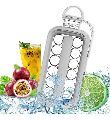 Cubo De Hielo Con Tapa Para Hacer Bolas De Hielo Para Café Y