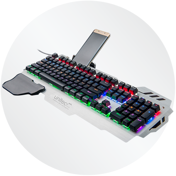 TECLADO GAMER MECANICO MK20 METALICO