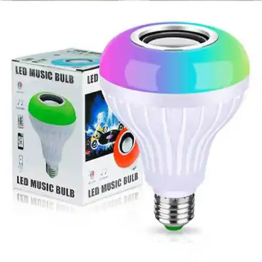 BOMBILLO PARLANTE, BLUETOOTH MULTICOLOR.